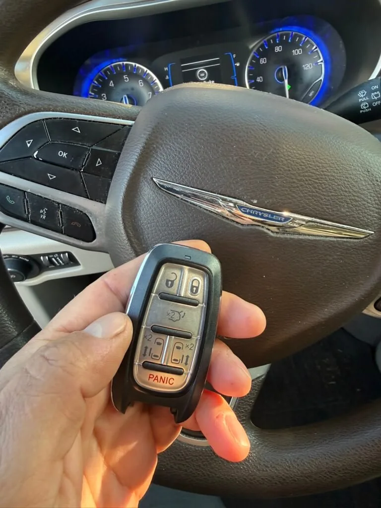 push to start key replacement image